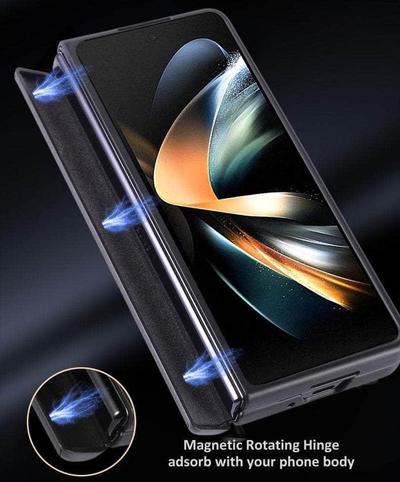 Casebuddy Real Leather Galaxy Z Fold 5 Luxury Cover