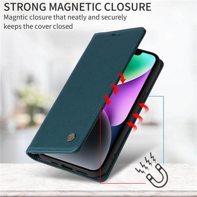 Casebuddy Samsung Galaxy A34 Flip Vegan Leather Case