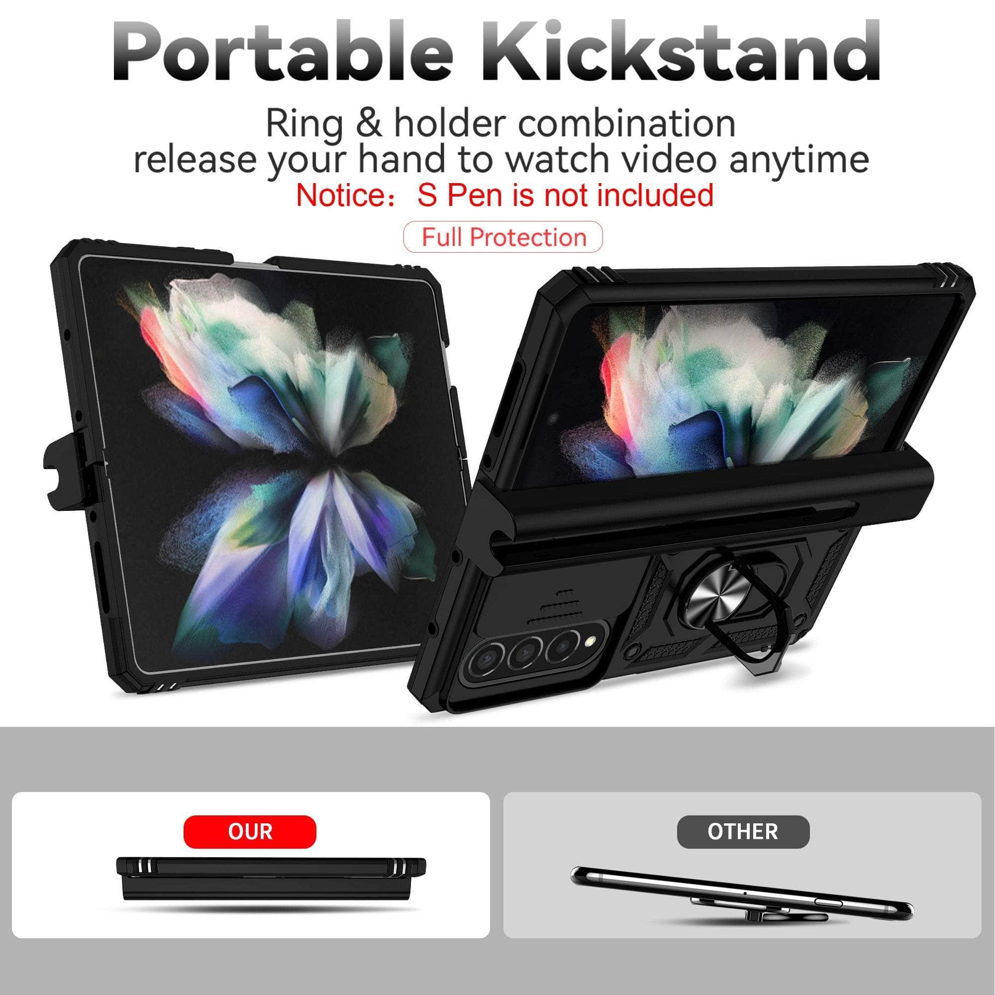 Casebuddy Shockproof Armor Galaxy Z Fold 5 Magnetic Case