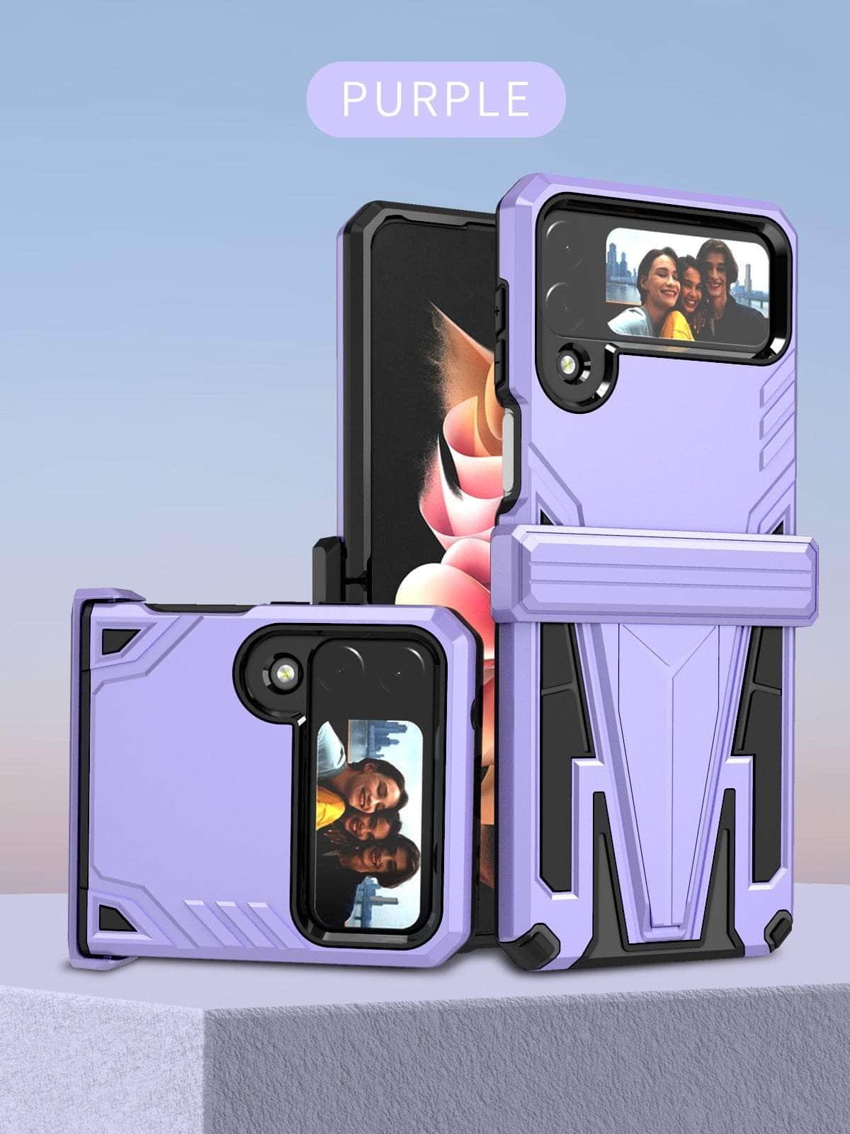 Casebuddy Purple / For Galaxy Z Flip 5 Shockproof Galaxy Z Flip 5 Hybrid