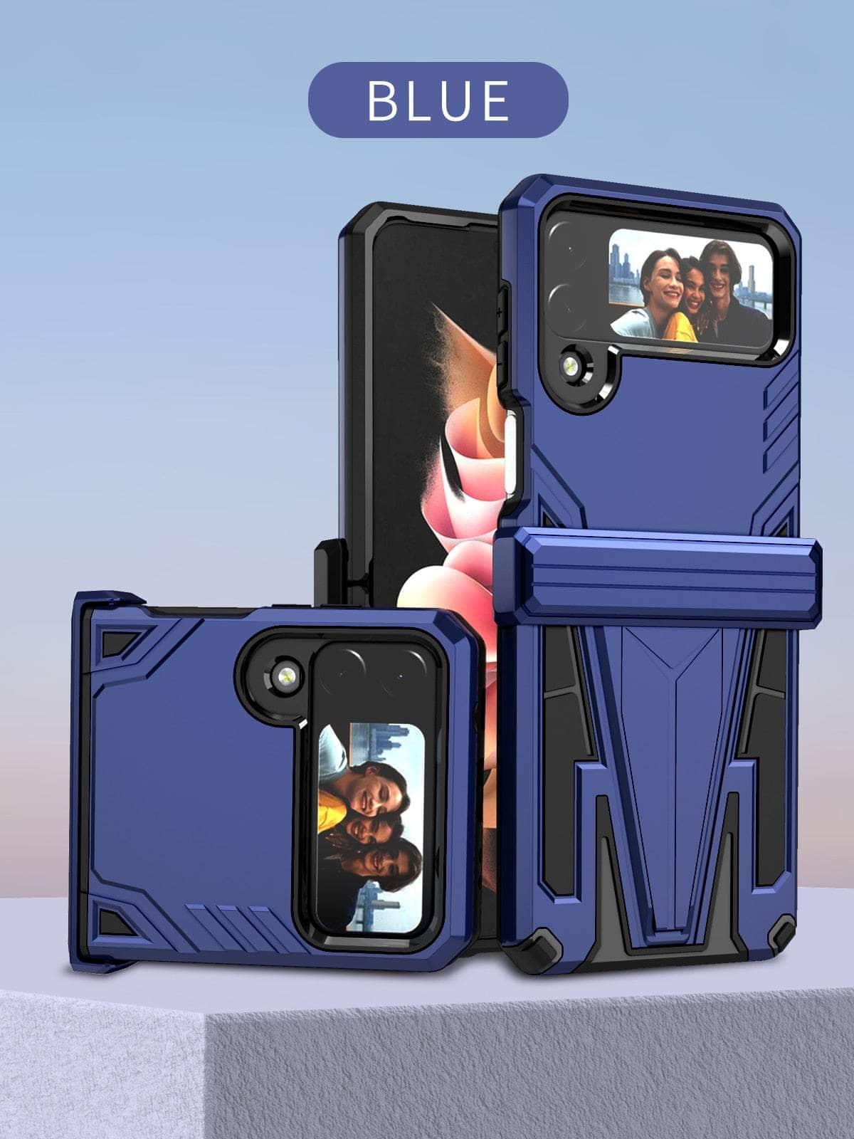 Casebuddy Blue / For Galaxy Z Flip 5 Shockproof Galaxy Z Flip 5 Hybrid