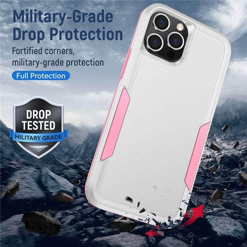 Casebuddy Shockproof iPhone 15 Rugged Silicone Hard Cover