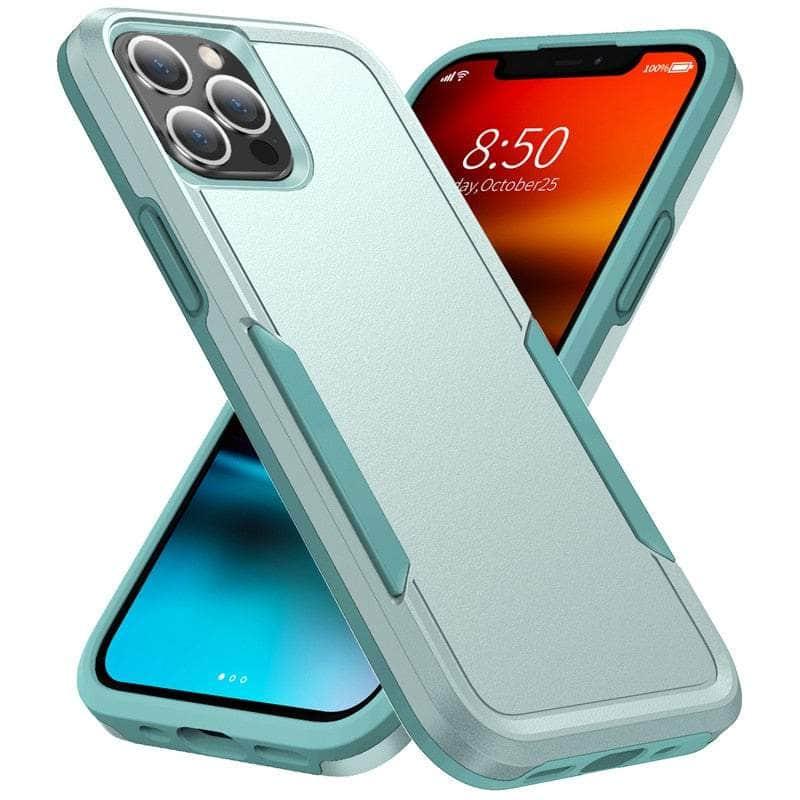 Casebuddy Shockproof iPhone 15 Rugged Silicone Hard Cover