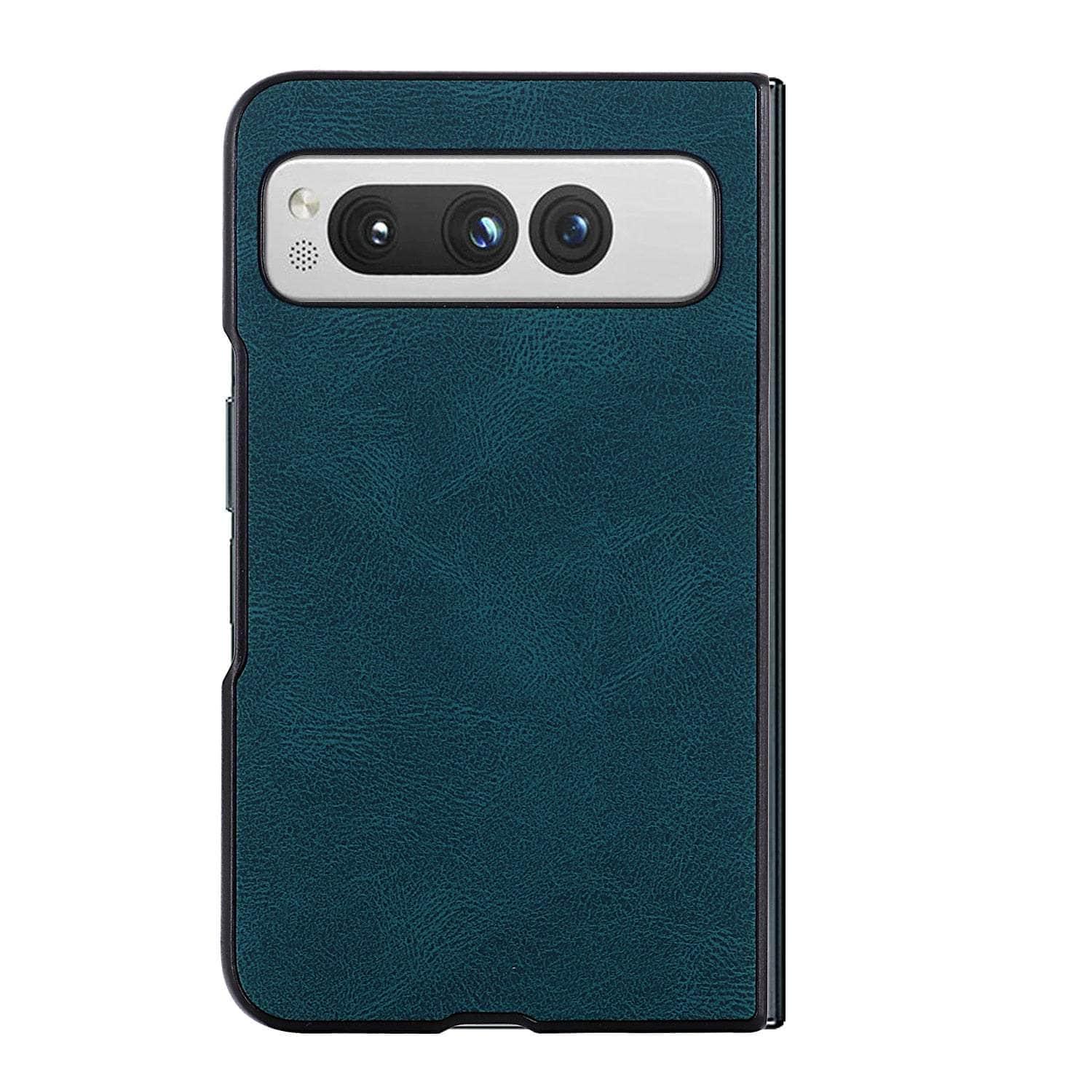 Casebuddy Green / For Pixel Fold Size: Google Pixel Fold Vegan Leather Skin