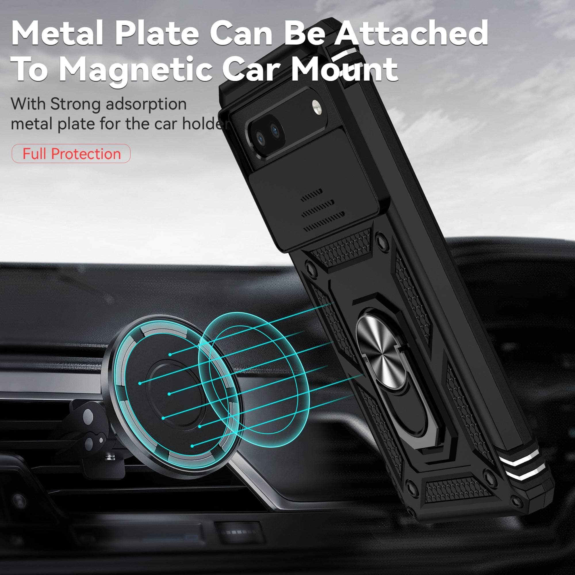 Casebuddy Slide Metal Ring Holder Google Pixel 8 Case