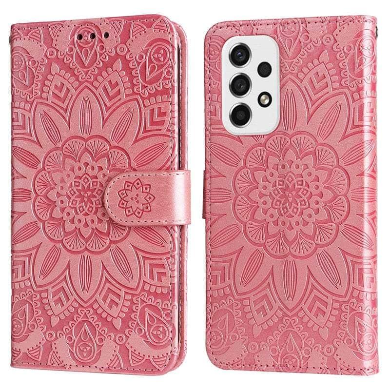 Casebuddy Sunflower Galaxy A34 Card Wallet