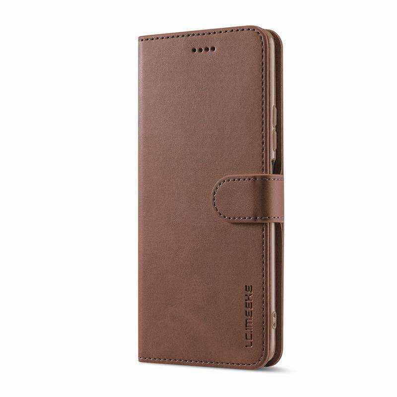 Casebuddy Brown / For iPhone 15 Plus Vegan iPhone 15 Plus Wallet Card Holder Case