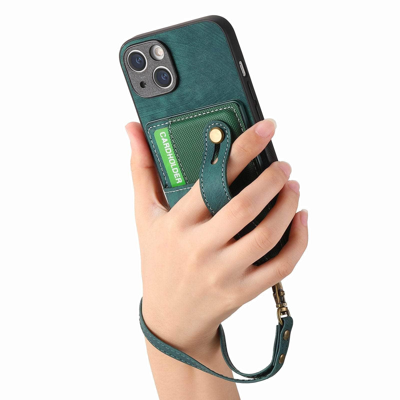 Casebuddy Vegan Leather iPhone 15 Pro Wallet Case