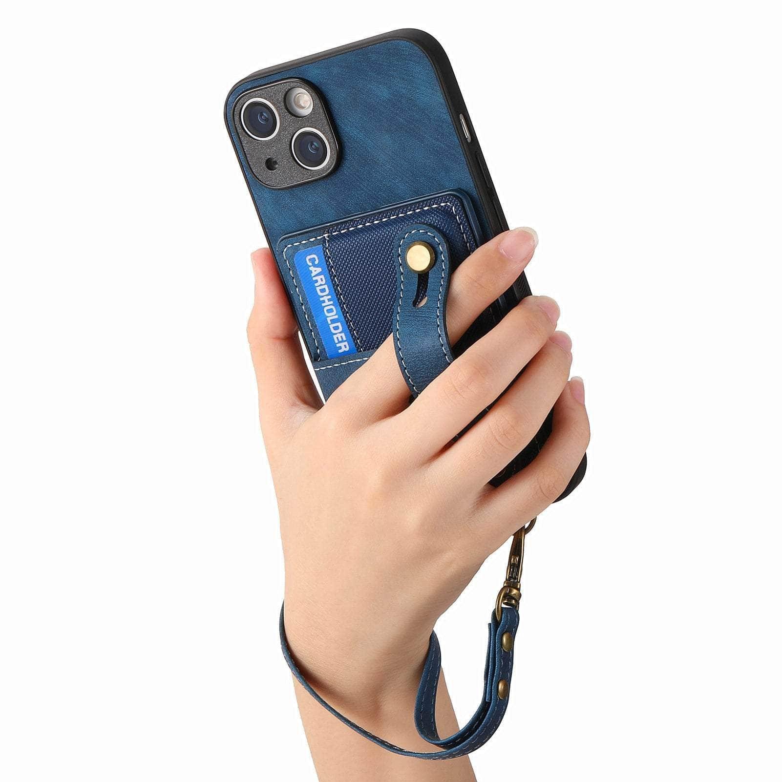 Casebuddy Vegan Leather iPhone 15 Pro Wallet Case