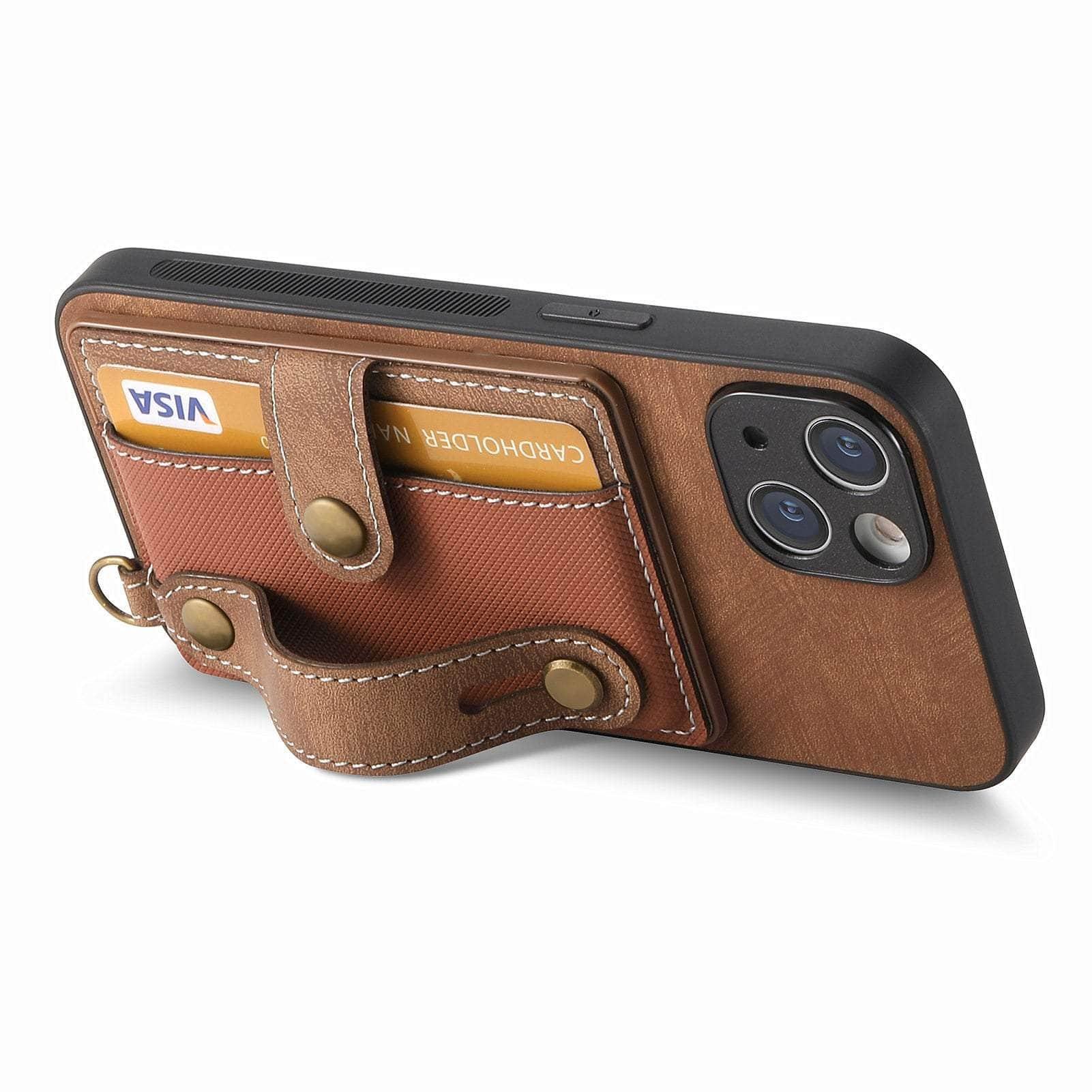 Casebuddy Vegan Leather iPhone 15 Pro Wallet Case