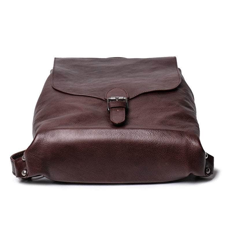 Casebuddy Vintage Full Grain Genuine Leather Backpack