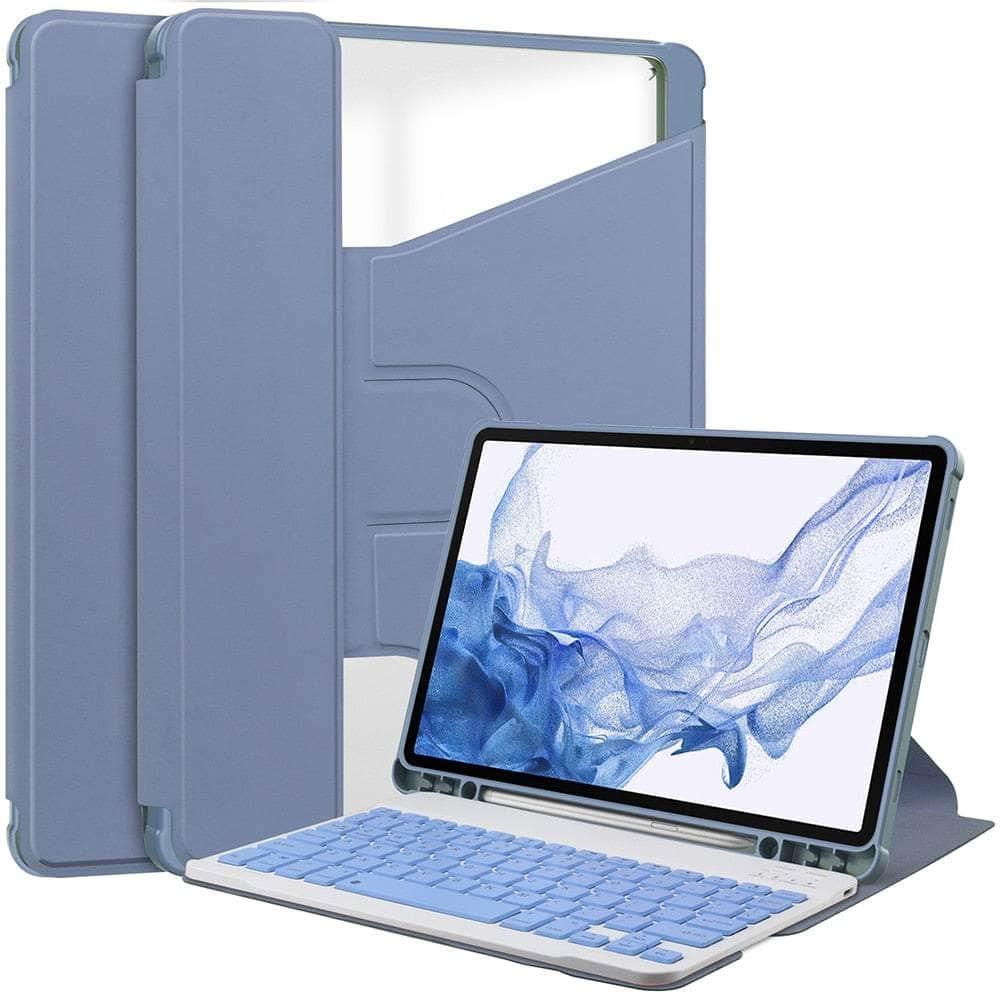 Casebuddy Lavender Purple / S9 11 Inch SM-X710 Wireless Galaxy S9 Keyboard Case