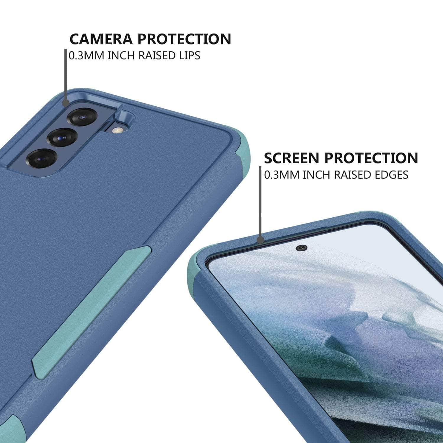 3 LayerGalaxy S22 Armor Shockproof Front Protection Bumpers