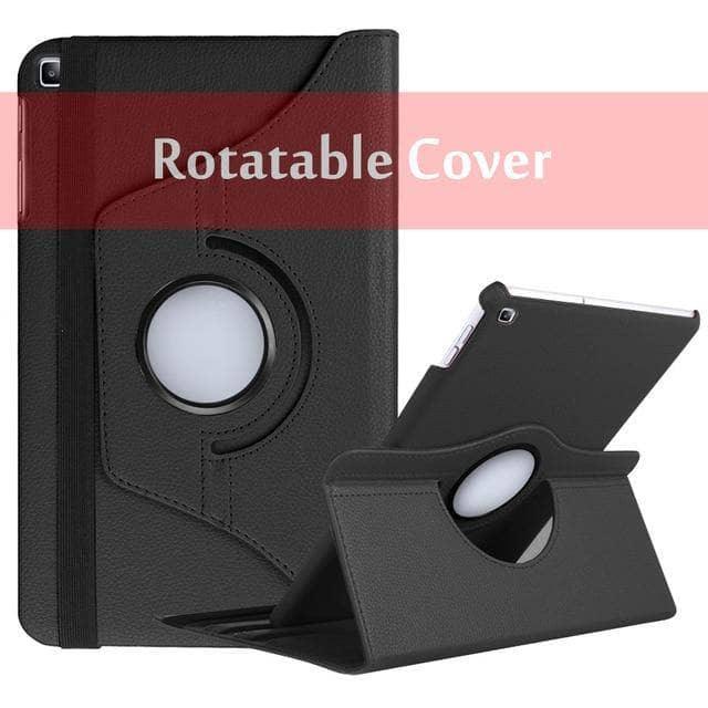 360 Rotating Case Galaxy Tab S5e 10.5 SM-T720 SM-T725 Stand Leather Look