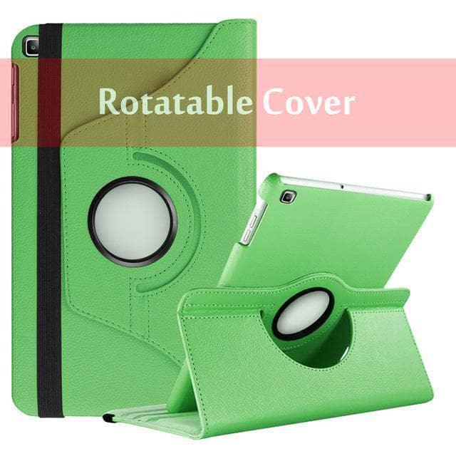 360 Rotating Case Galaxy Tab S5e 10.5 SM-T720 SM-T725 Stand Leather Look