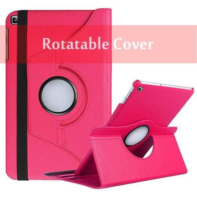360 Rotating Case Galaxy Tab S5e 10.5 SM-T720 SM-T725 Stand Leather Look