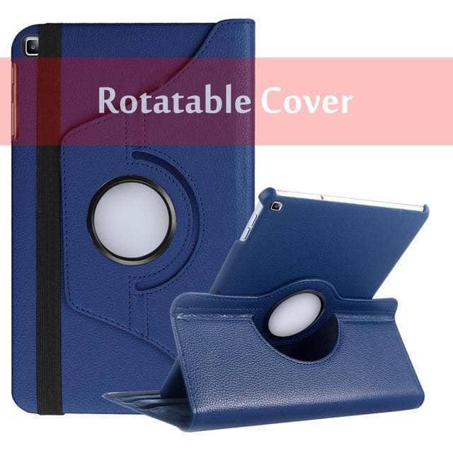 360 Rotating Case Galaxy Tab S5e 10.5 SM-T720 SM-T725 Stand Leather Look