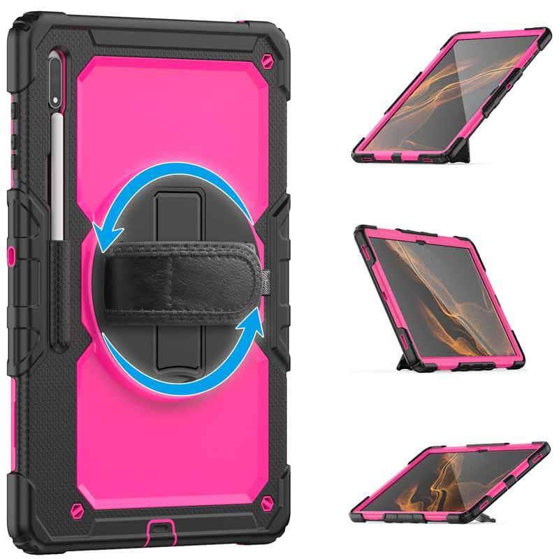 360 Rotating Galaxy Tab S8 Ultra 2022 X900 Rugged Case