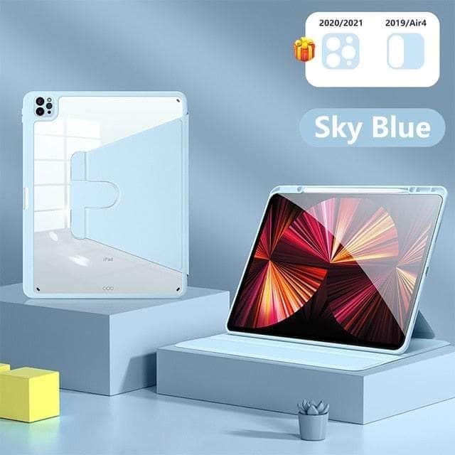 360 Rotating iPad Pro 11 2022 Case with Pencil Holder