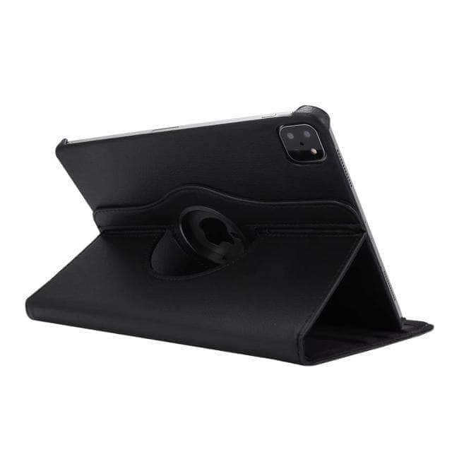 CaseBuddy Australia Casebuddy Black / iPad Pro 12.9 2018 360 Rotating iPad Pro 12.9 2021 Leather Smart Case