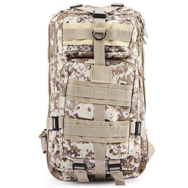 3P Tactical Backpack Military Oxford Sport Bag 30L Camping Climbing Traveling Hiking Fishing