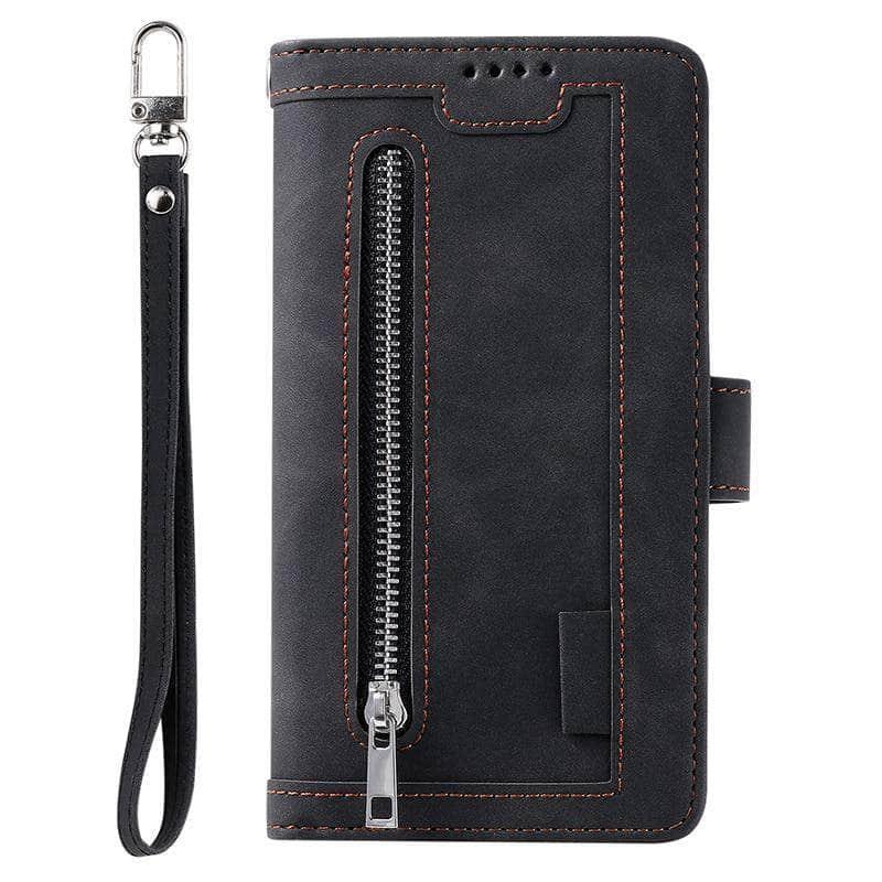 CaseBuddy Australia Casebuddy 9 Cards Zipper Flip iPhone 13 & 13 Pro Leather Case
