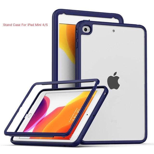 CaseBuddy Australia Casebuddy Blue / For iPad 10.2 2020 Acrylic Full Protection iPad 8 & 7 (10.2) 2020 Transparent Cover