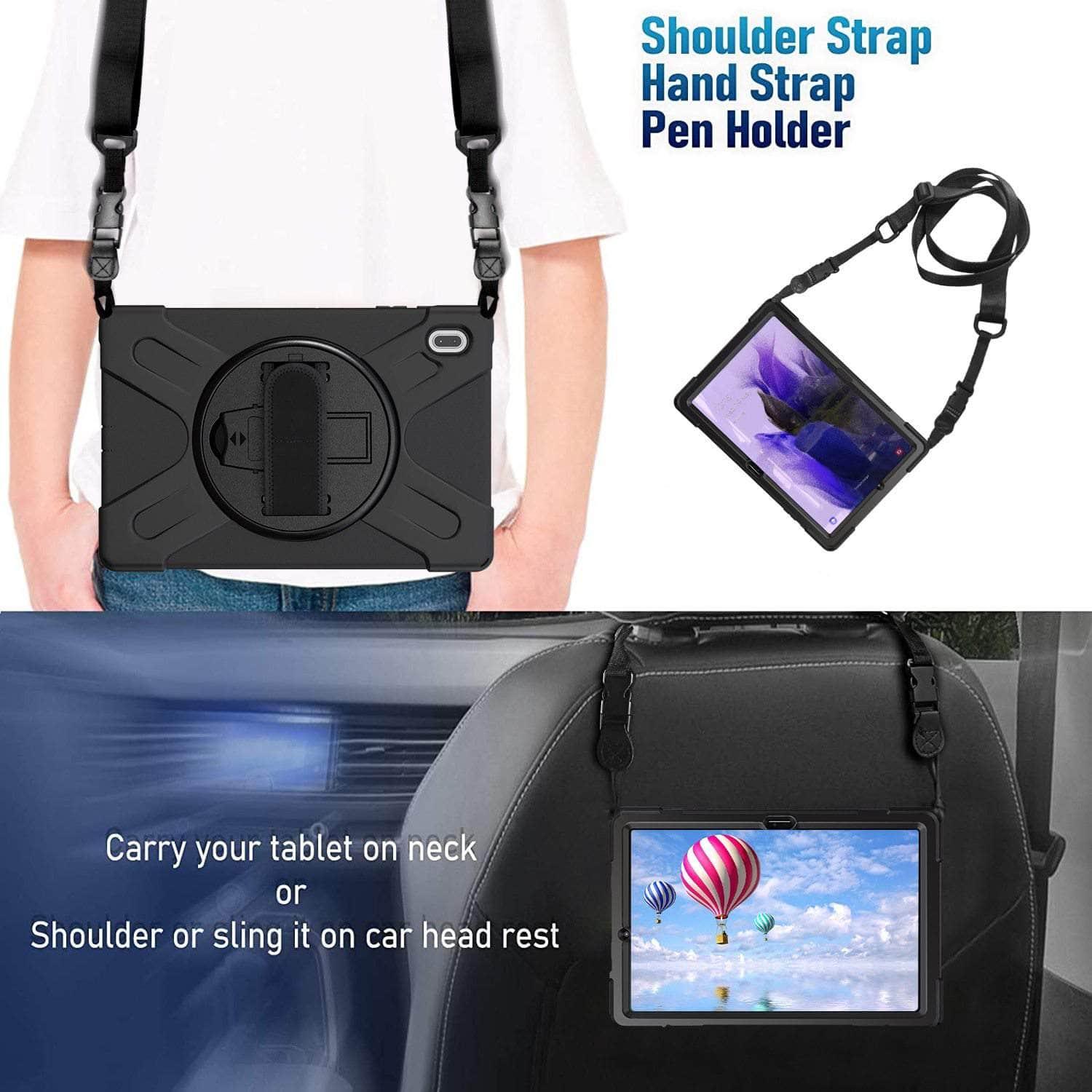 Anti-fall Rugged Duty Stand Galaxy Tab S7 Lite 12.4 T730 T735