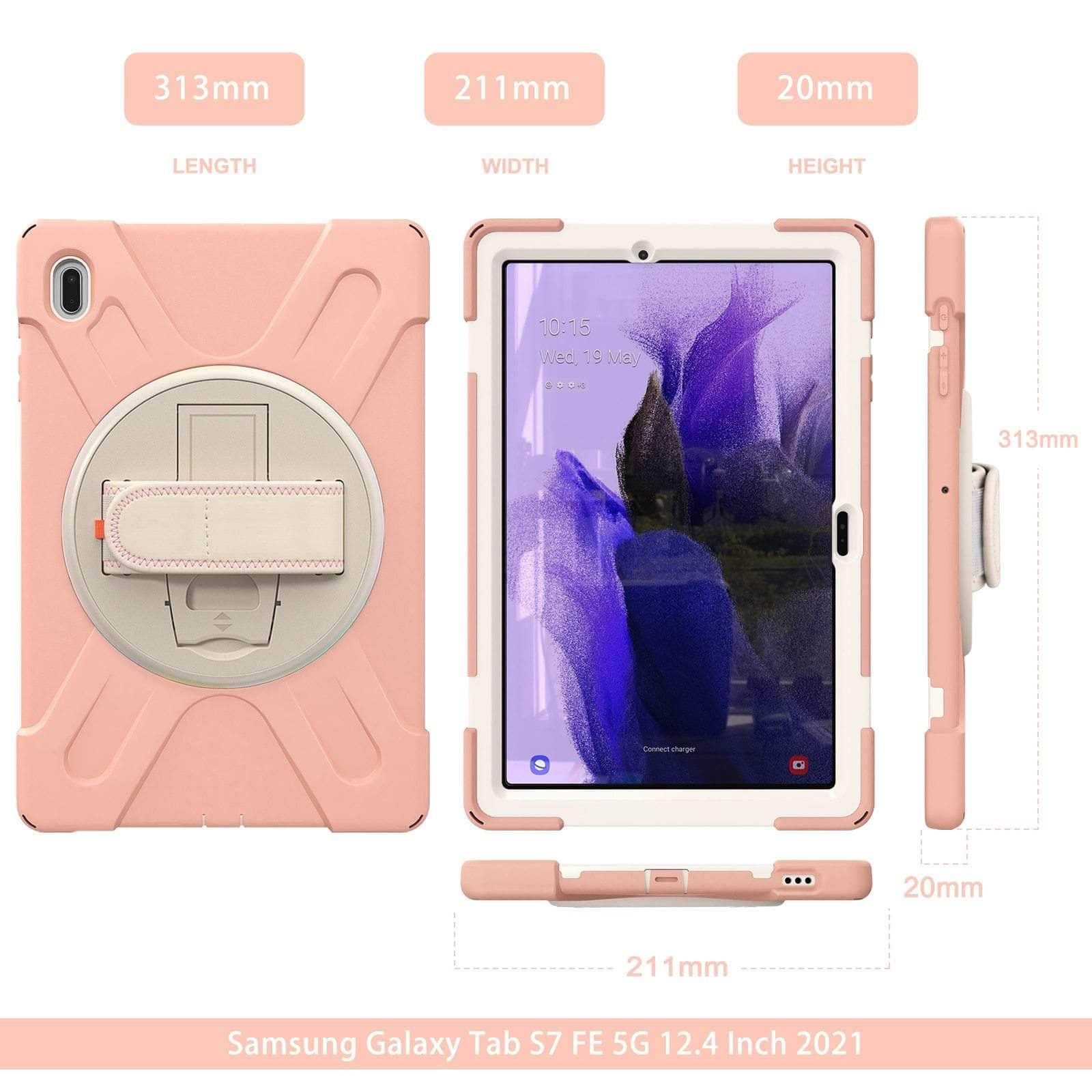 Anti-fall Rugged Duty Stand Galaxy Tab S7 Lite 12.4 T730 T735