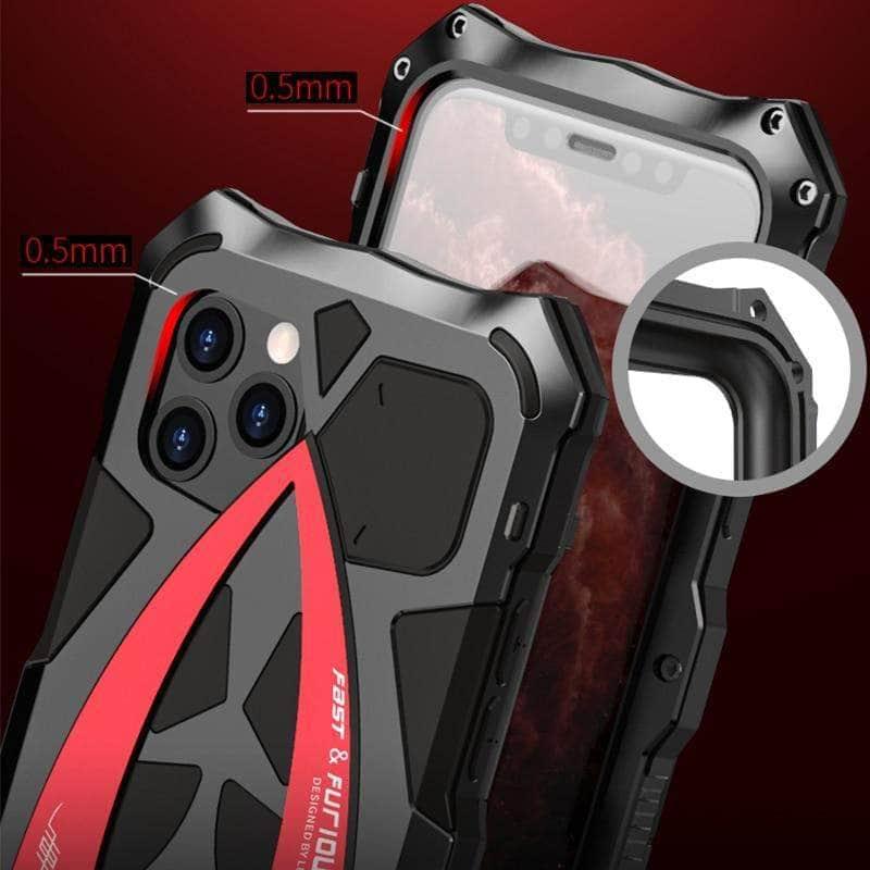 Anti-Knock Armor ABS iPhone 12 Bumper Case