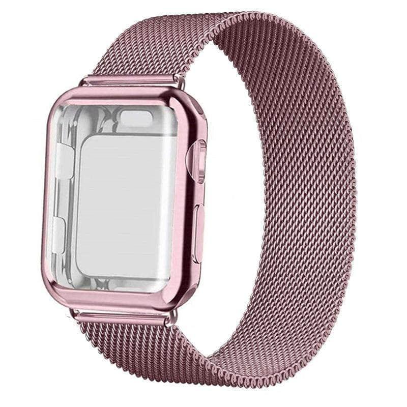 Apple Watch 6 5 4 3 SE 44/42/40/38 Metal Milanese Loop Band