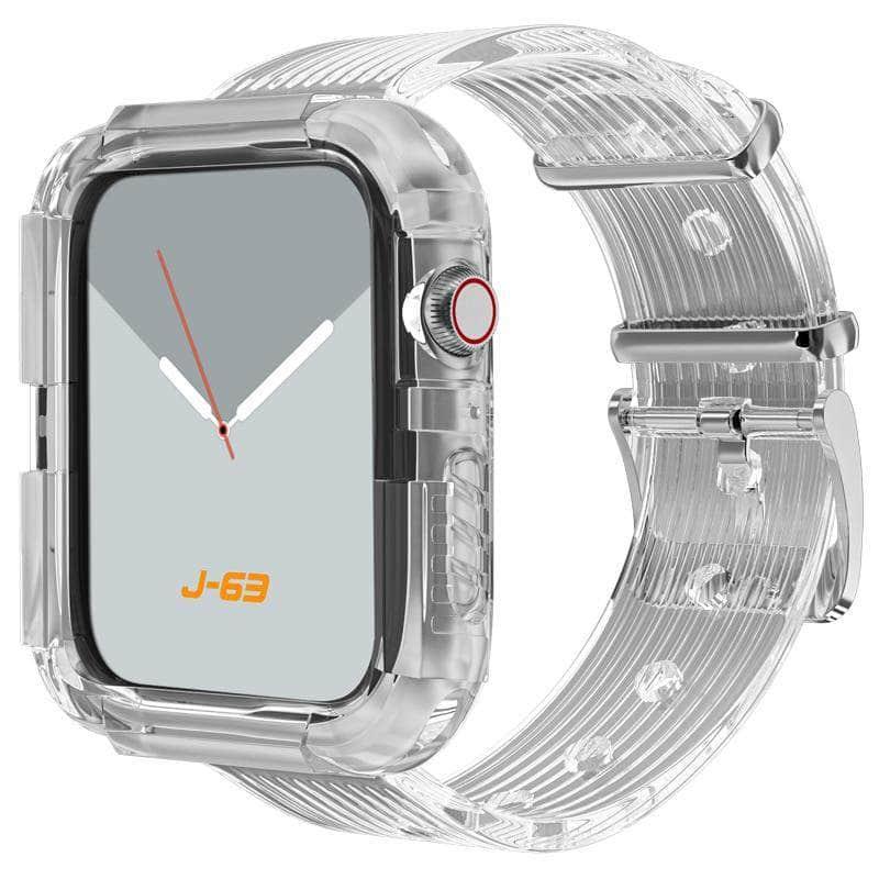 Apple Watch 6 5 4 3 SE 44/42/40/38 Transparent Silicone Belt