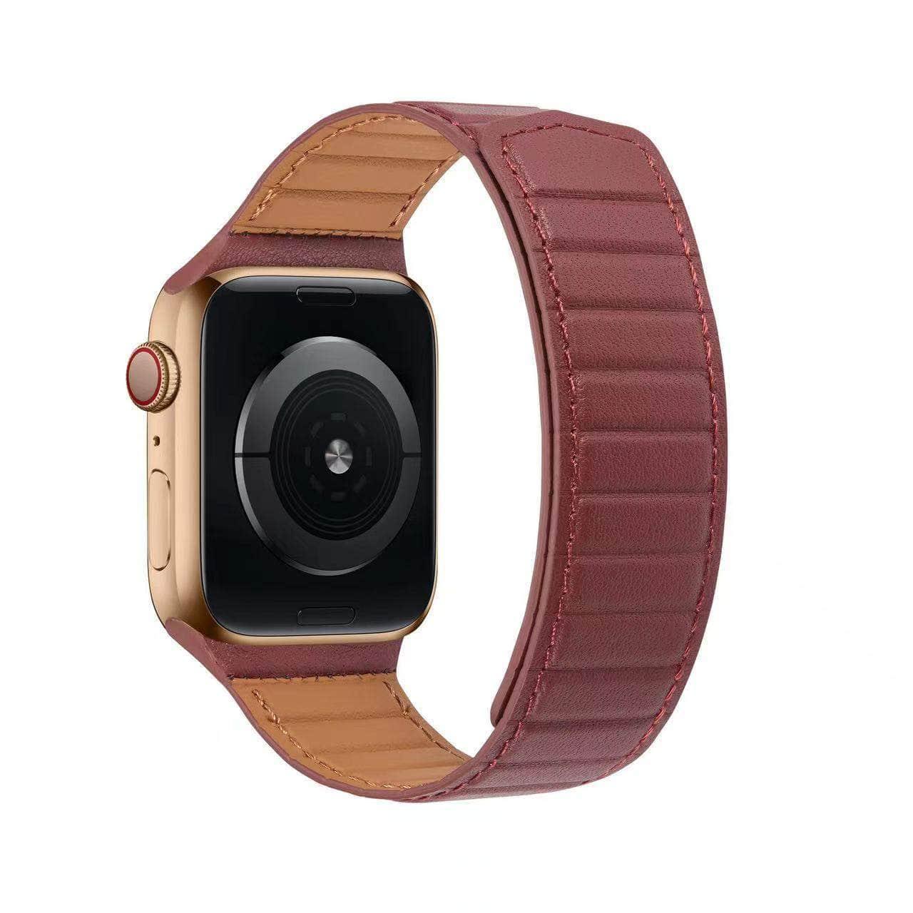 Apple Watch Leather Magnetic Loop Strap