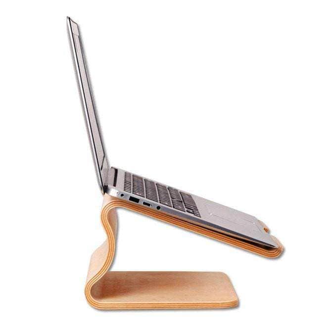 Case Buddy.com.au Desk Stands Birch Walnut Heat Radiating Laptop Desk Stand