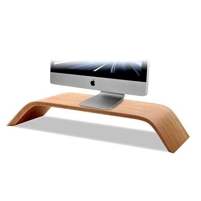 Birch Wood Monitor Riser for iMac