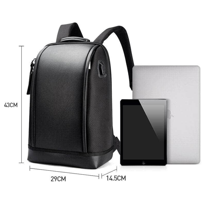 BOPAI Shell Shape Business Office Work USB Charge Shoulder Bag