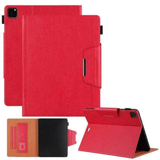 CaseBuddy Australia Casebuddy Red / ipad Mini 6 Business Leather IPad Mini 6 Case