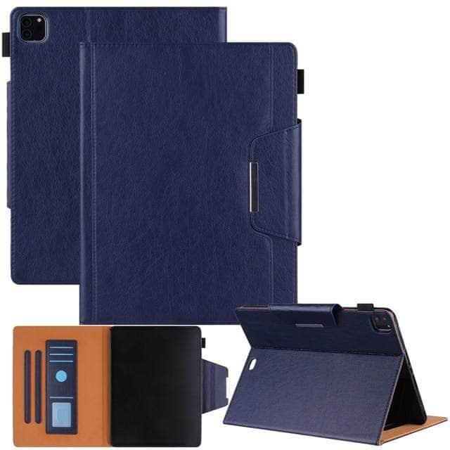 CaseBuddy Australia Casebuddy Blue / ipad Mini 6 Business Leather IPad Mini 6 Case