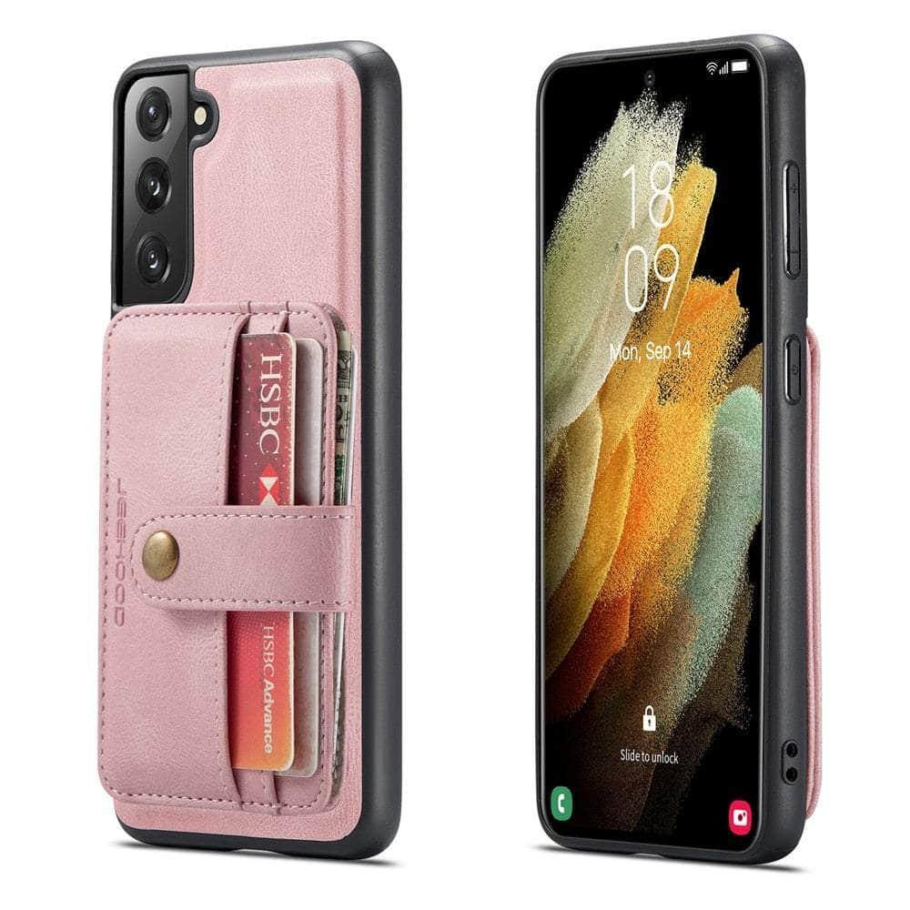 Card Slot Leather Galaxy S22 Ultra Case