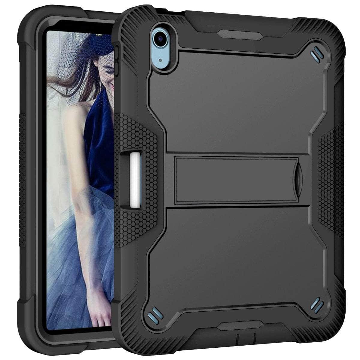 Casebuddy black black 3 Layers Full Body Protective iPad 10 2022 Case