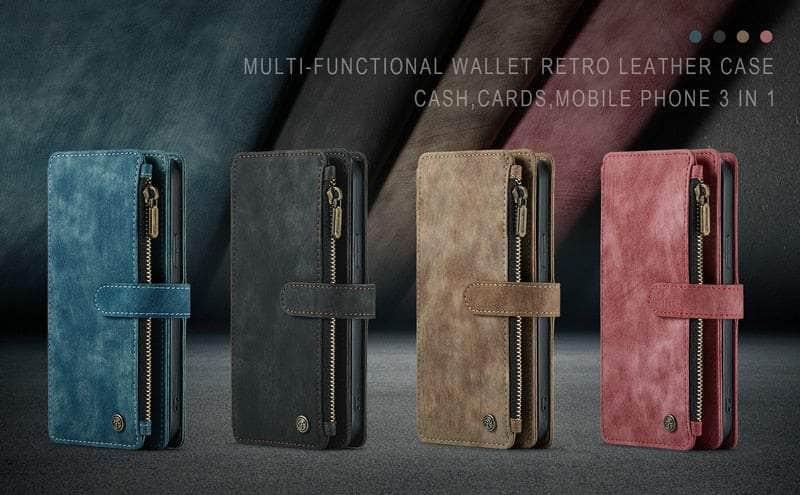 CaseBuddy Australia Casebuddy CaseMe Galaxy S22 Zipper Wallet Leather Case