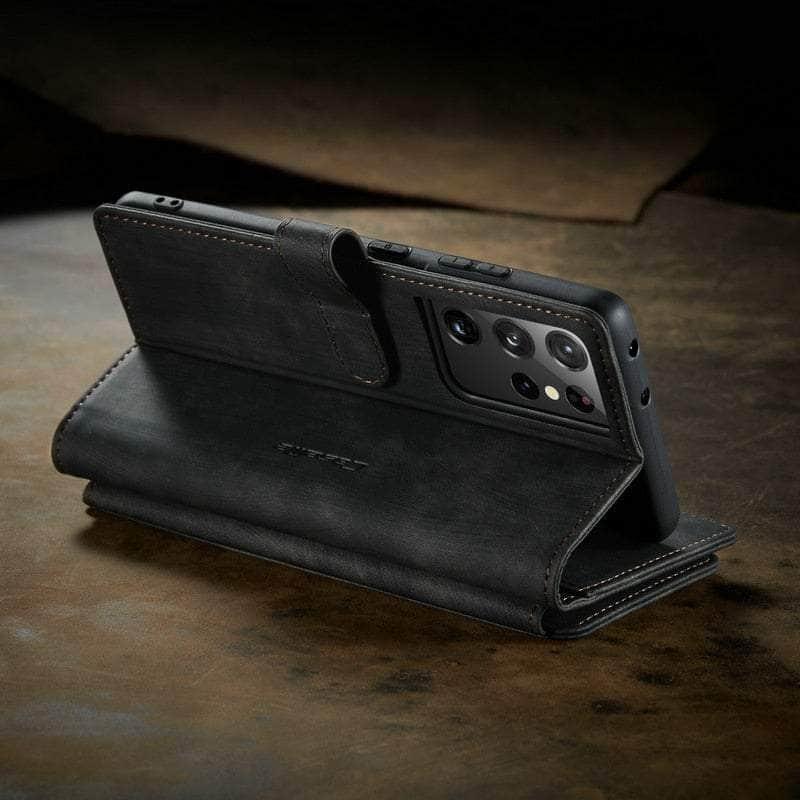 CaseBuddy Australia Casebuddy CaseMe Galaxy S22 Zipper Wallet Leather Case