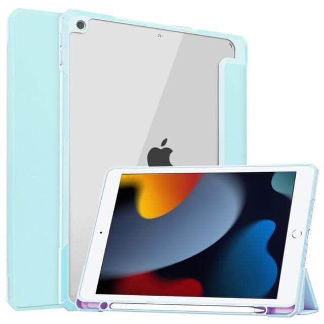CaseBuddy Australia Casebuddy sky blue / iPad 10.2 9th 2021 iPad Pencil Holder Stand Protective Shell