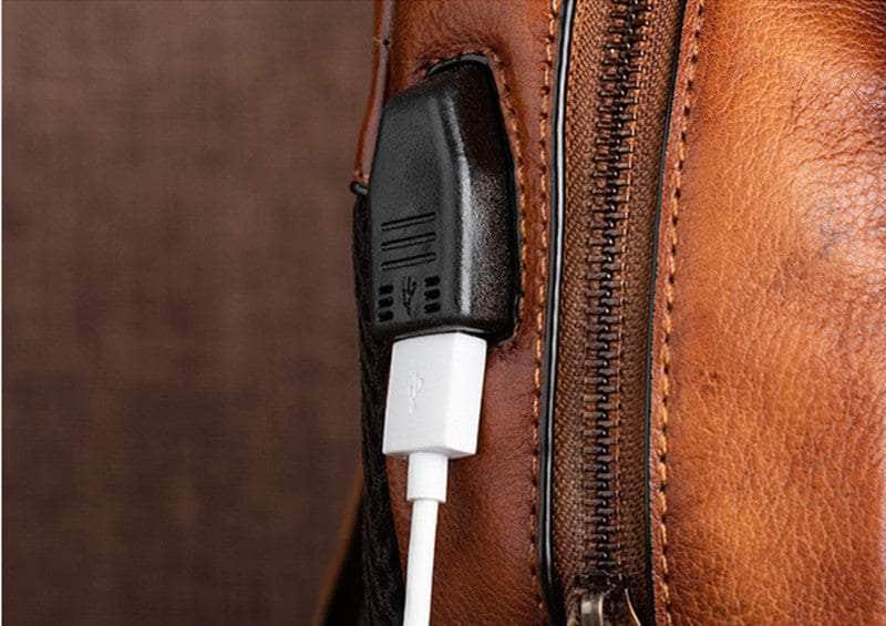 CaseBuddy Australia Nesitu Highend New Vintage Genuine Leather Women Backpack