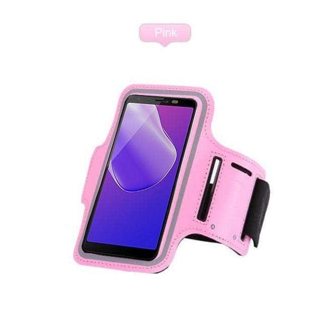 CaseBuddy Australia Casebuddy For iPhone 13 Mini / Baby Pink Running Sport Phone Armband iPhone 13