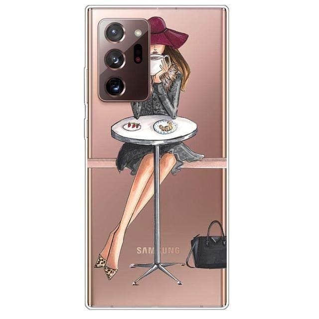 CaseBuddy Australia Casebuddy S21 Clear Transparent Soft TPU Themed Cover