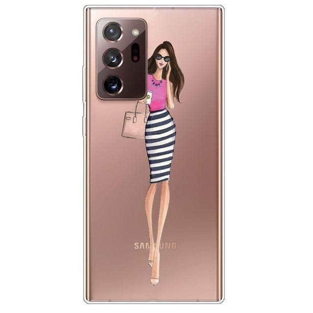 CaseBuddy Australia Casebuddy S21 Clear Transparent Soft TPU Themed Cover