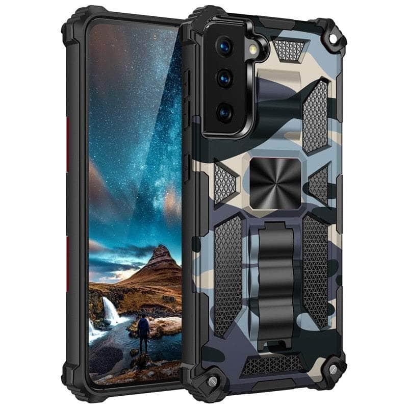 Casebuddy Navy Blue / For Samsung S23 Hidden Magnetic Kickstand Galaxy S23 Case