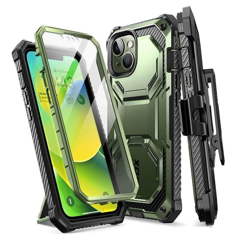 Casebuddy PC + TPU / Guldan I-BLASON iPhone 14 Armorbox Full-Body Dual Layer Holster