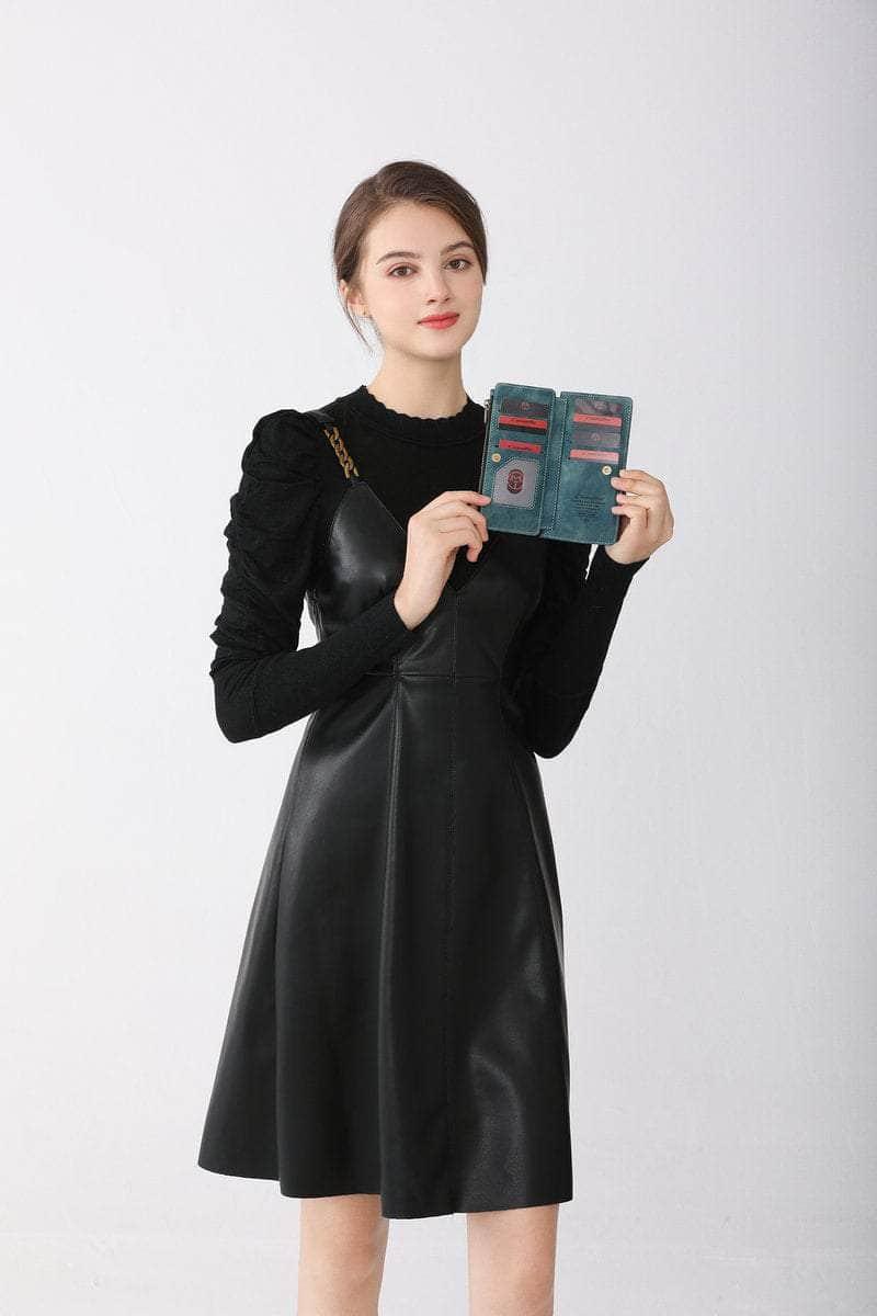 CaseBuddy Australia Casebuddy CaseMe Galaxy S22 Zipper Wallet Leather Case